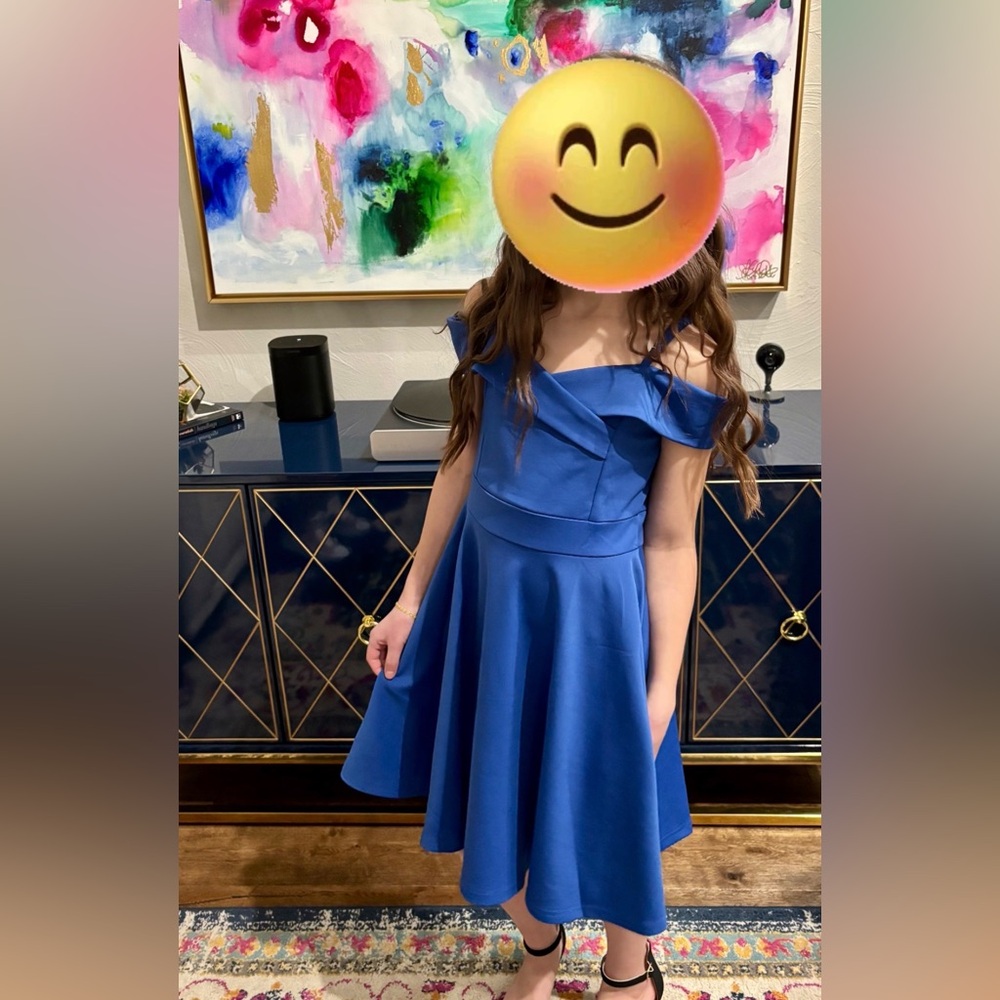 Elegant Blue Kids Dress